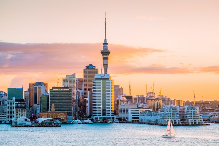 Auckland city skyline