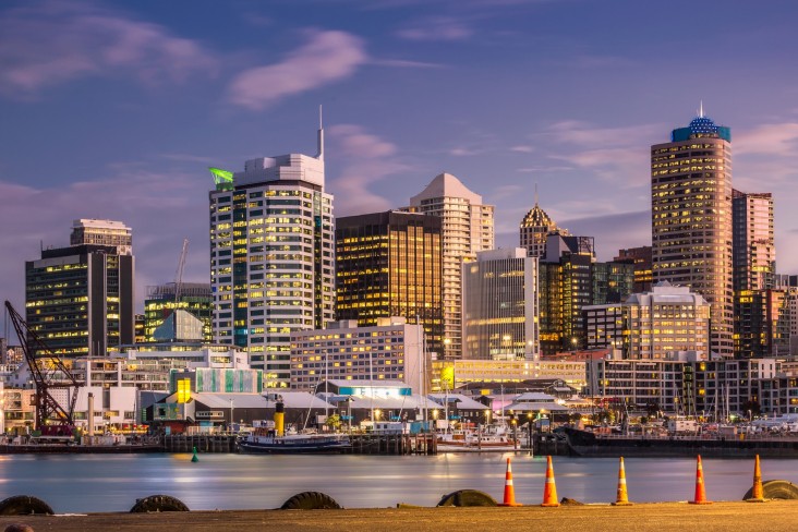 Auckland city and waterfront