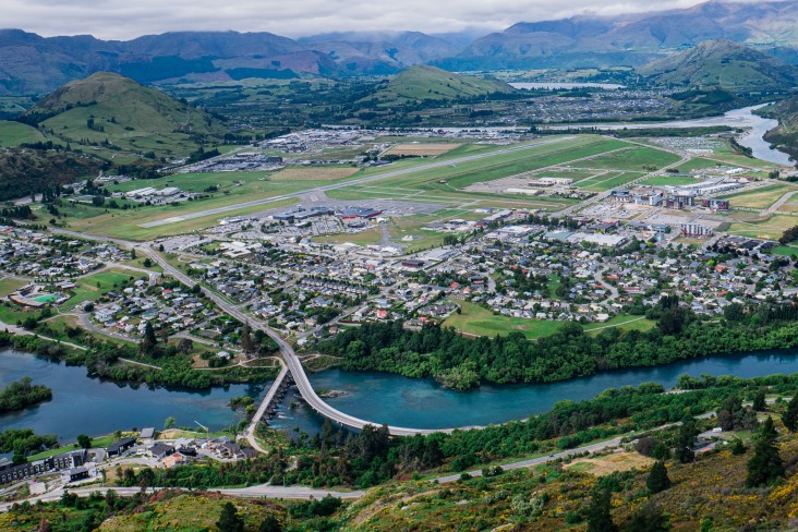 Top view of the city