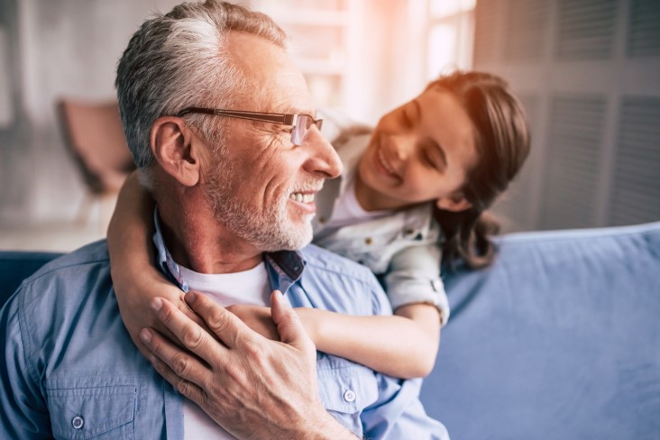 Man spends time with child