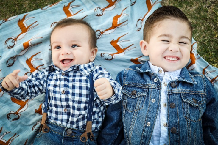 Children laying down