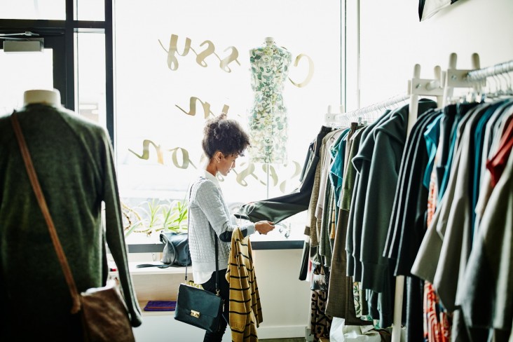 Women in boutique