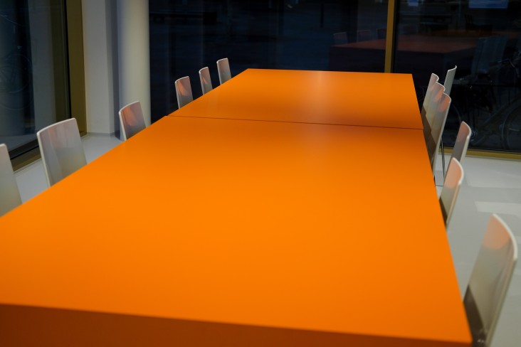 Orange table